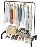 JIUYOTREE Metal Clothing Rack, 43.3