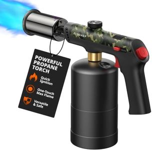 AirChef Propane Torch Gun, One-Touch Max Fire, Safety Lock, Forest Camo