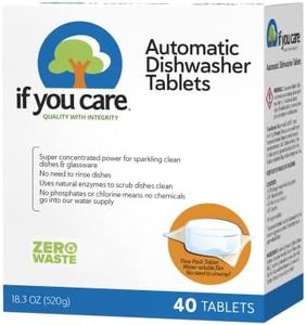 IF YOU CARE Automatic Dishwasher Tablets, 40 Count