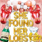 Roaring Good Time She Found Her Lobster Bachelorette Decorations Friends Themed Bachelorette Party Favors Bridal Shower Bachelorette Balloons Engagement