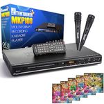 Mr Entertainer MKP100 CDG DVD MP3G Karaoke Machine Player. HDMI/Record/Rip/USB (Wired Microphones + 1000 Songs)