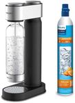 Philips Water ADD4902BK/10 GoZero Sparkling Water Maker, Plastic, 1 Liter, Black