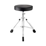 blueberry R-26 Adjustable Drum Throne, Height Adjustable Piano Stool with Comfortable PU Leather Seat, Chrome Tripod Base, Round Padded Keyboard Bench