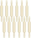 Miokun 12 Pack Wood Small Rolling Pin for Kids, 7.9 Inch Kids Rolling Pin for Home Kitchen (7.9 Inch)