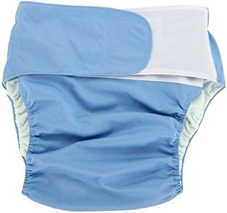 4 colores Pañal de tela para adultos Reutilizable, Pañal ajustable Pañal de tela para adultos, Lavable Pañal grande ajustable Pañal reutilizable Pañal(Blue 305)