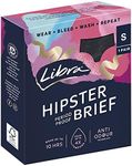 Libra Hipster Period Proof Brief, Reusable Underwear, Black, Small