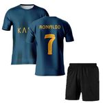 Ronald 7 Football Jersey Home Away Kit Boys (Kid's, Boy's & Men's) (8_9 Years, Multicolor)