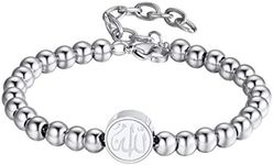 PROSTEEL Stainless Steel Allah Bracelet Beads Chain Bangle Muslim Holy Islamic Jewelry Religious Islam Arabic Eid Ramadan Men Bracelet