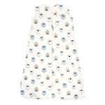 HALO Sleepsack, 100% Cotton Wearable Blanket, Swaddle Transition Sleeping Bag, TOG 0.5, Sleepy Sheep, Medium, 6-12 Months