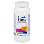 Lax-A-DAY Lax-A-Senna Sennosides Stimulant Laxative | Naturally Sourced Medicinal Ingredients, Fast-Acting, Overnight Relief of Occasionnal Constipation | 1000 Tablets