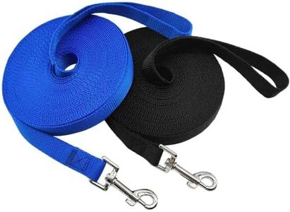JKG® 10m Dog Training Lead - Strong Dog Lead Leash | Recall Training Lead | Dog Harness Leash For Puppy | Long Puppy Training Lead | Long Line Dog Lead | Small Medium Large Dog Leads [Up To 35kg Dogs]