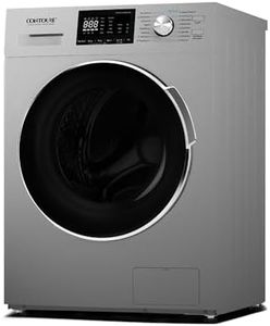 CONTOURE 2.7 cu. ft. Washer / Dryer Combo with Steam, Ventless, Titanium