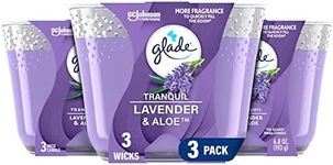 Glade Candle Tranquil Lavender & Al