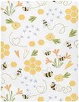 Floral Bee Fitted Crib Sheet for Gi