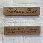 Wood Sign For Door