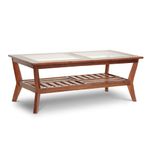 Baxton Studio Kislear Honeyed Veneer Modern Coffee Table, Brown