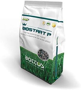 Bottos,Fertilizzante per tappeto erboso Bio Start 10kg (dose per 400mq),Concimazione starter a base di fosforo per velocizzare la germinazione e migliorare l'assorbimento minerale