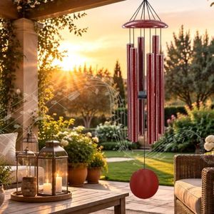 ASTARIN 45 in Memorial Wind Chimes Large with 6 Heavy Tubes