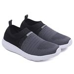 ASIAN Women's Elasto-02 Knitted Sports Shoes (Grey)