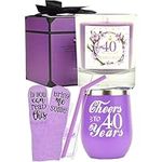 40th Birthday Gifts for Women, 40th Birthday, 40th Birthday Tumbler, 40th Birthday Decorations for Women, Gifts for 40 Year Old Woman, Turning 40 Year Old Birthday Gifts Ideas for Women