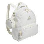 adidas Must Have Mini Backpack, Small Size for Festivals and Travel, Off White/Putty Grey, One Size, Must Have Mini Backpack, Small Size for Festivals and Travel