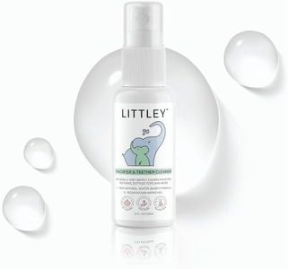 Littley Pacifier & Teether Cleaner | Alcohol‑Free HOCl Spray for Baby Pacifiers, Teethers, Bottles & High‑Touch Toys | Fragrance‑Free | Portable Travel Size | 2 oz