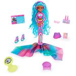 Mermaid High, Oceanna Deluxe Mermaid Doll & Accessories with Removable Tail, Doll Clothes and 4 Fashion Accessories, Kids Toys for Girls Ages 4 and up