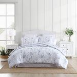 Laura Ashley- Queen Comforter Set, 