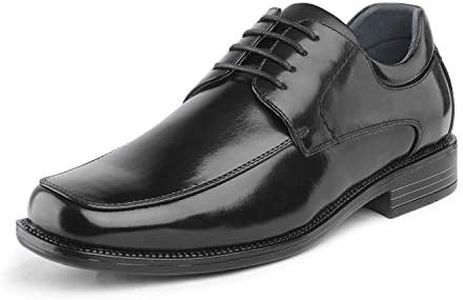 Bruno Marc Men's Black Square Toe Classic Business Dress Shoes Goldman-01-13 M US