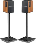 Perlegear Universal Speaker Stands for Surround Sound up to 22lbs - 28 Inch Bookshelf Speaker Stands for Bose, Polk, JBL, KEF, Klipsch & Others, Floor Speaker Stand with Cable Management 1Pair- PGSS6