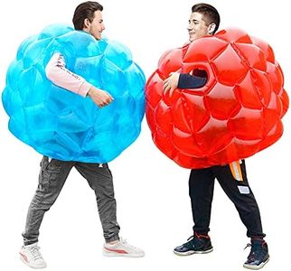 X XBEN Inflatable Buddy Bumper Balls 2pcs, Kids Soccer Ball Giant Human Hamster Knocker Ball Body Zorb Ball for Adults, Outdoor Team Gaming Play. 36inch