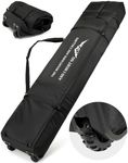 XINTREY Snowboard Bag with Wheels Padded Rolling Double Travel Ski Bag Waterproof Snowboard Storage Bag 150cm-190cm Adjustable