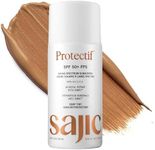 SAJIC Protectif Mineral Repair Deep Tint Sunscreen SPF 50+ - Non-Greasy, Lightweight Deep Tinted Sunscreen - Facial Sunscreen Made in the USA with Latest GMA7® Technology and Timed Nutrient Release Formula