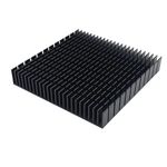 Awxlumv 120mm Large Heatsink Aluminum Heat Sink 4.72x4.72x0.79Inch/ 120x120x20mm Square Cooler for Router Cooling Base and Power Supply IC Graphics Card Memory Heat Sink 120mmx120mmx20mm