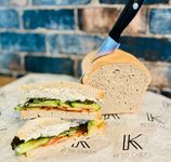 Keto Chefs Freshly Baked Keto Bread Crusty White Loaf Ultra Low Carb 600g x 4 Loaves