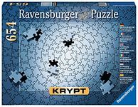 Ravensburger 15964 Krypt Silver - 654 pc Blank Puzzle Challenge