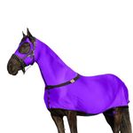 RESISTANCE Premium Horse Sleazy Full Body Slickers with Zipper Face and Forelock Saver - Horse Slinky Full Body