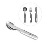 Fire-Maple Stainless Steel Camping Utensils Set Lightweight Knife Fork Spoon Cutlery Set Portable Flatware for Outdoor Backpacking Hiking