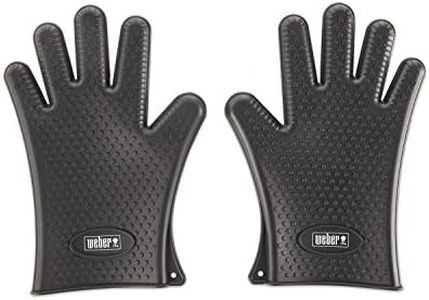 Weber Silicone Barbecue BBQ Smoking Gloves