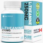 HIGH POTENCY L-Theanine Supplements – 250mg, Stress Support, Improved Sleep, Promotes Calm & Relaxation, Anxiety Relief, Natural, Vegan, Gluten Free. 120 Capsules, 1 Pack