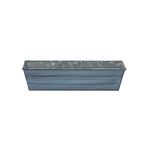 Achla Designs Galvanized Window Flower Box Planter-Nantucket Blue-Small (22" L x 6" W x 5" H)