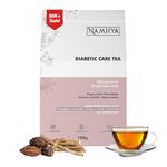 Namhya Diabetes Care Tea with Super Herb Paneer DODI and Other Ayurvedic Herbs, Bitter Melon, Guduchi, Haritaki etc for Regulating Blood Sugar Levels, Strengthens Immunity, (Loose Tea Leaves)