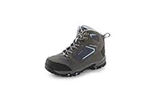 Eddie Bauer Women's Lincoln Mid Hiking Boots, Steeple Grey/Blue Fog, 8