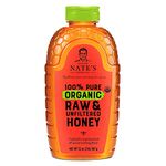 Nature Nate's Organic Pure, Raw and Unfiltered Honey, 32 Ounce