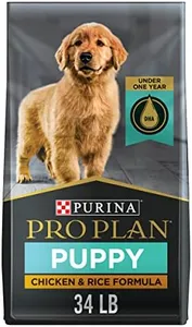 Purina Pro Plan High Protein Dry Puppy Food, Chicken and Rice Formula - 34 Pound (Pack of 1)