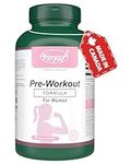 VORST Pre-Workout Formula for Women | Nitric Oxide Supplement | 180 Vegan Capsules