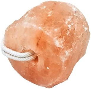 Pearl Organic New 6 lbs Animal Himalayan Salt Lick on Rope for Horses, Deer, Rabbits, Cows and Other Livestock | Lick Salt for Deer | Digestive Aid for Animals | Horse Treats (6lbs)