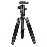 Koolehaoda Portable Mini Tripod 63.5cm / 25inch Aluminum Alloy Tabletop Mini Tripod with 360 Degree Ball Head for DSLR Camera Video Camcorder, Load up to 22lbs /10kg- (TMP-223 Blue)