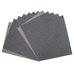 Sandpaper 150 Grit, Wet Dry Sanding Sheets 9 x 11 Inch, Silicon Carbide Abrasive Sander Paper Advanced Sand Paper for Wood Furniture Finishing, Metal Sanding, Automotive Polishing, 12-Sheets