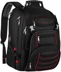 18.4 Laptop Backpack for Men, Extra Large Gaming Laptops Backpack with USB Charger Port, TSA Friendly Big Capacity Heavy Duty Travel Computer Bag RFID Anti-theft Pocket, Durable Backbag